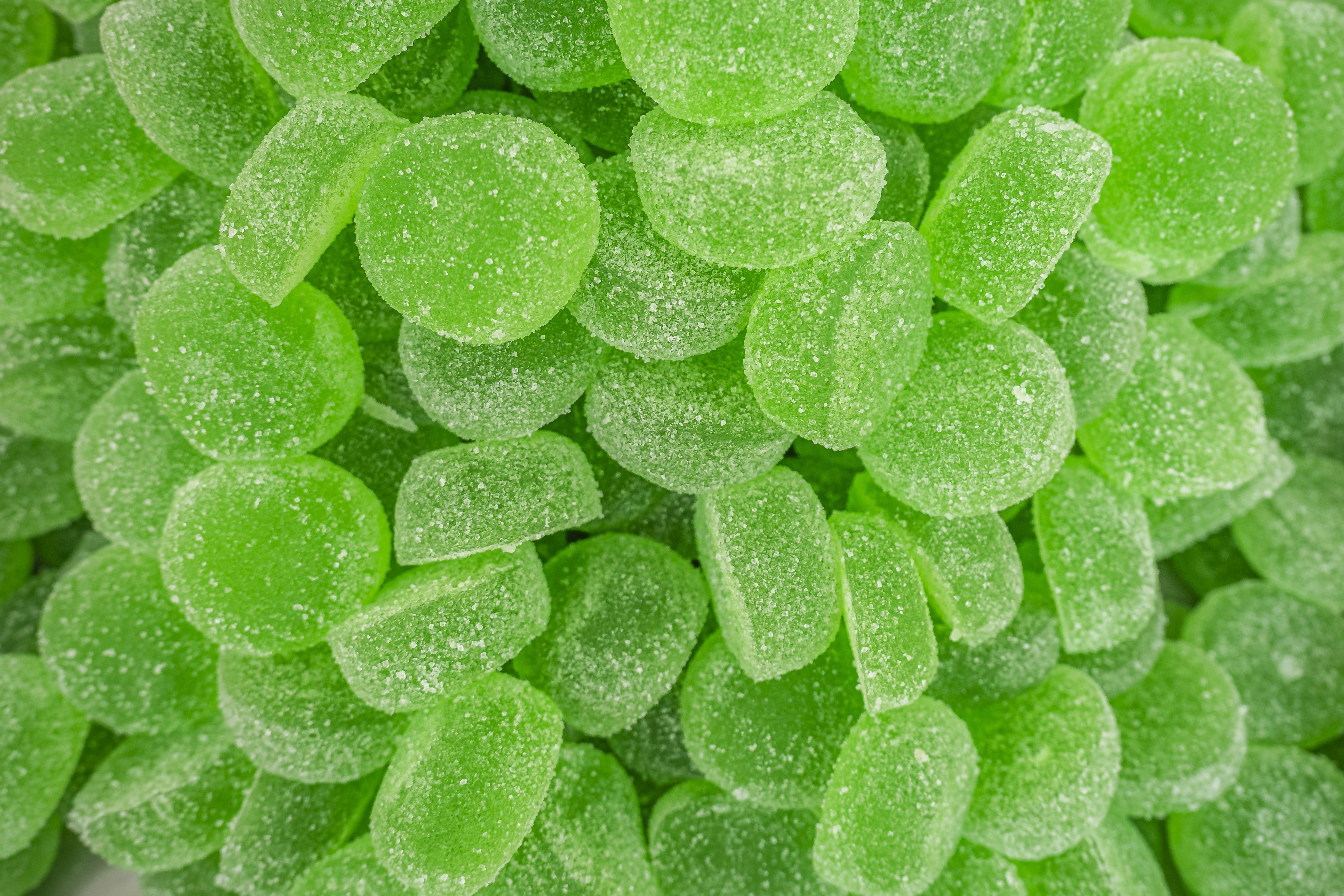 Jelly candy with sugar 