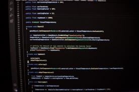 a computer screen with a bunch of lines on it