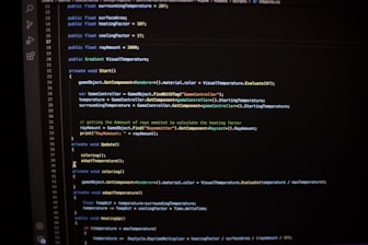 a computer screen with a bunch of lines on it