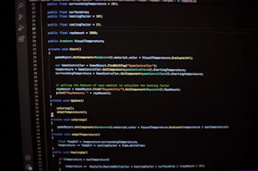 a computer screen with a bunch of lines on it