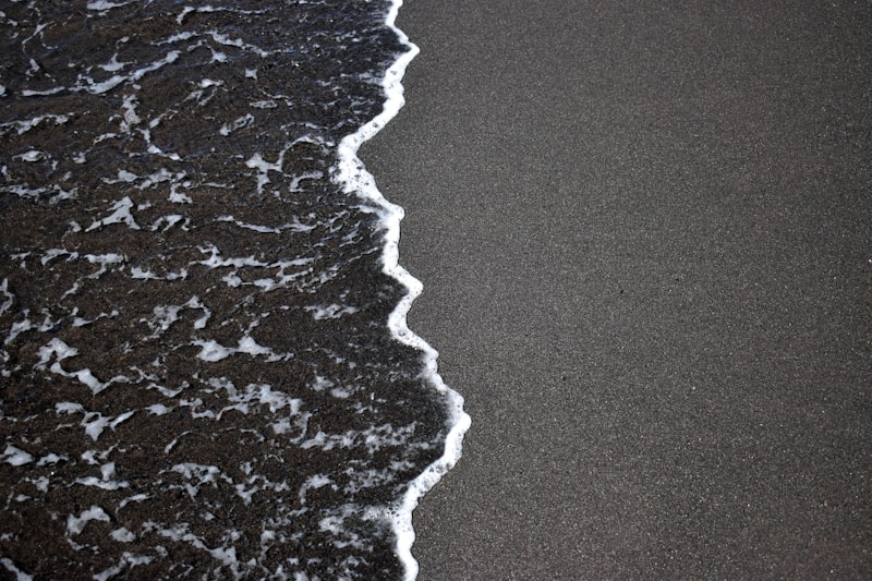 Black sand beach in Tenerife