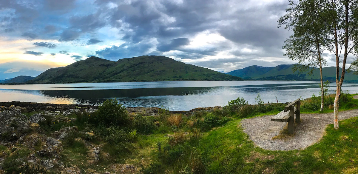 Loch Linnhe and Highland scenery near Fort William