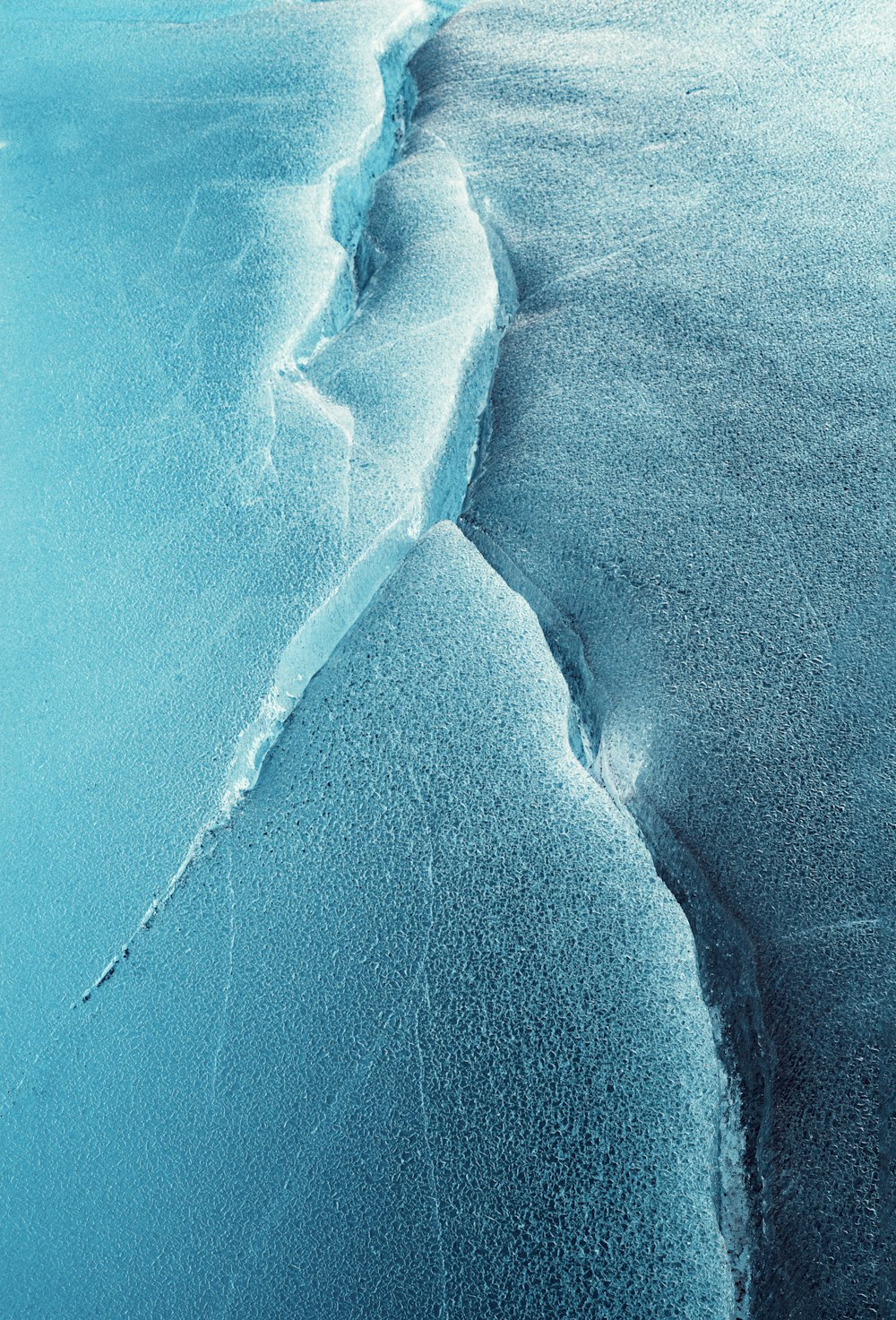 a view of the water from a plane