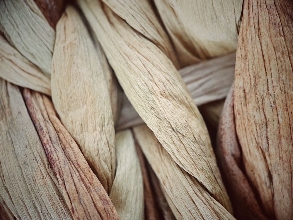 a close up of a knot of wood