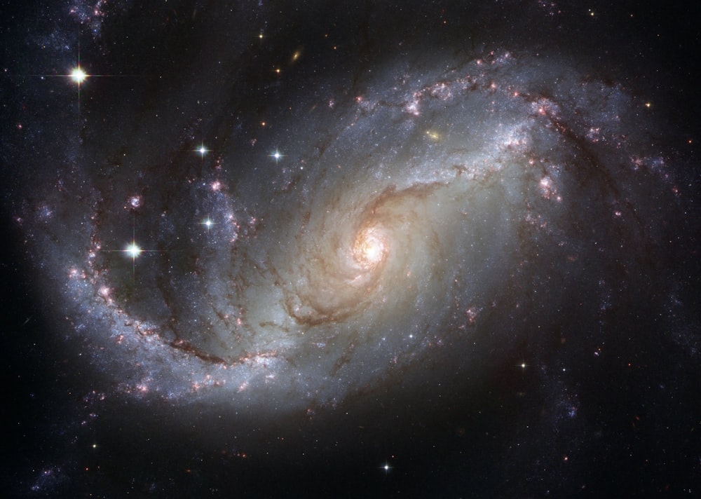 a very large spiral galaxy in the sky