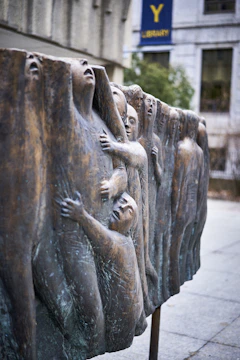 Subtle African art piece reflecting human capacity growth.