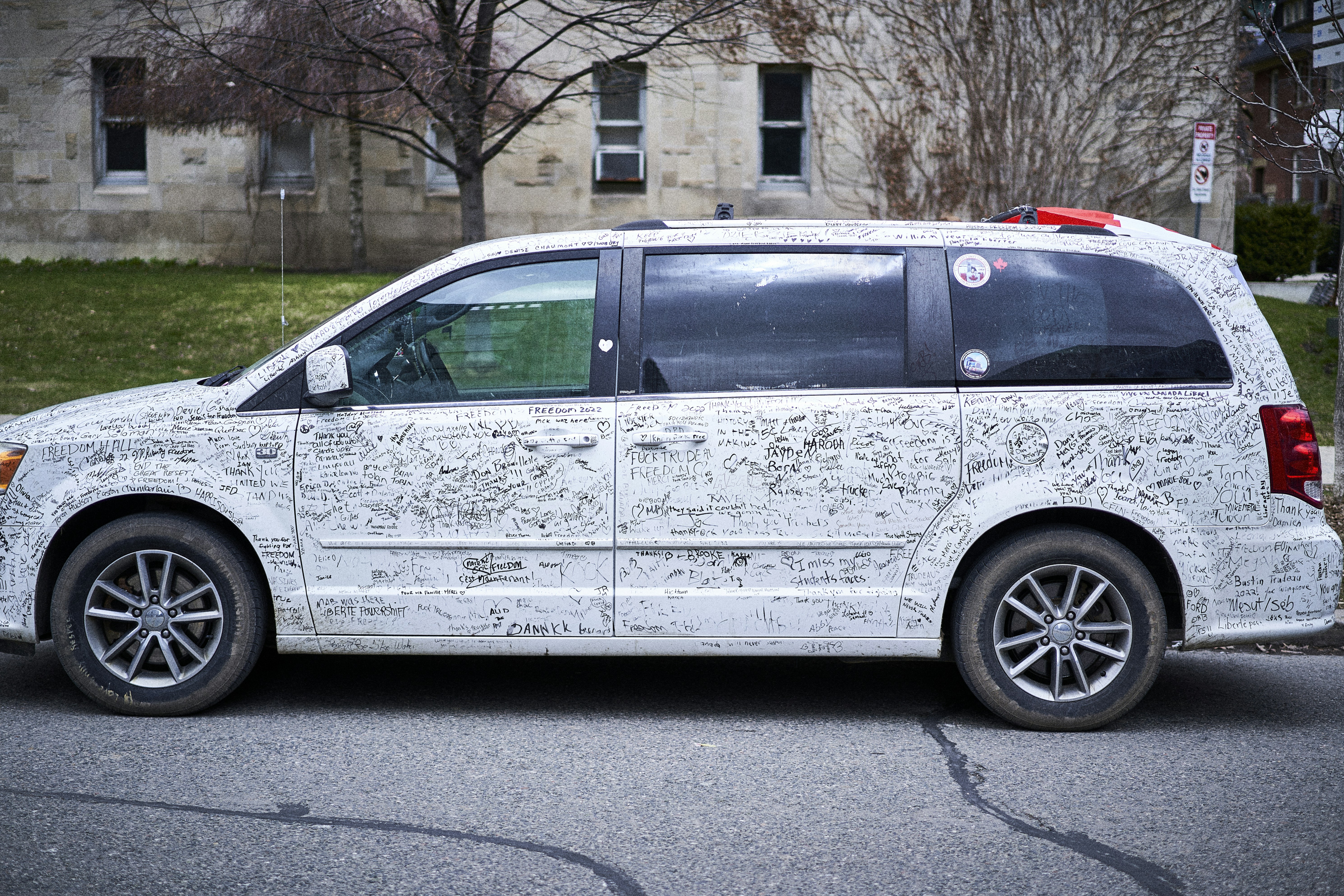 clean minivan