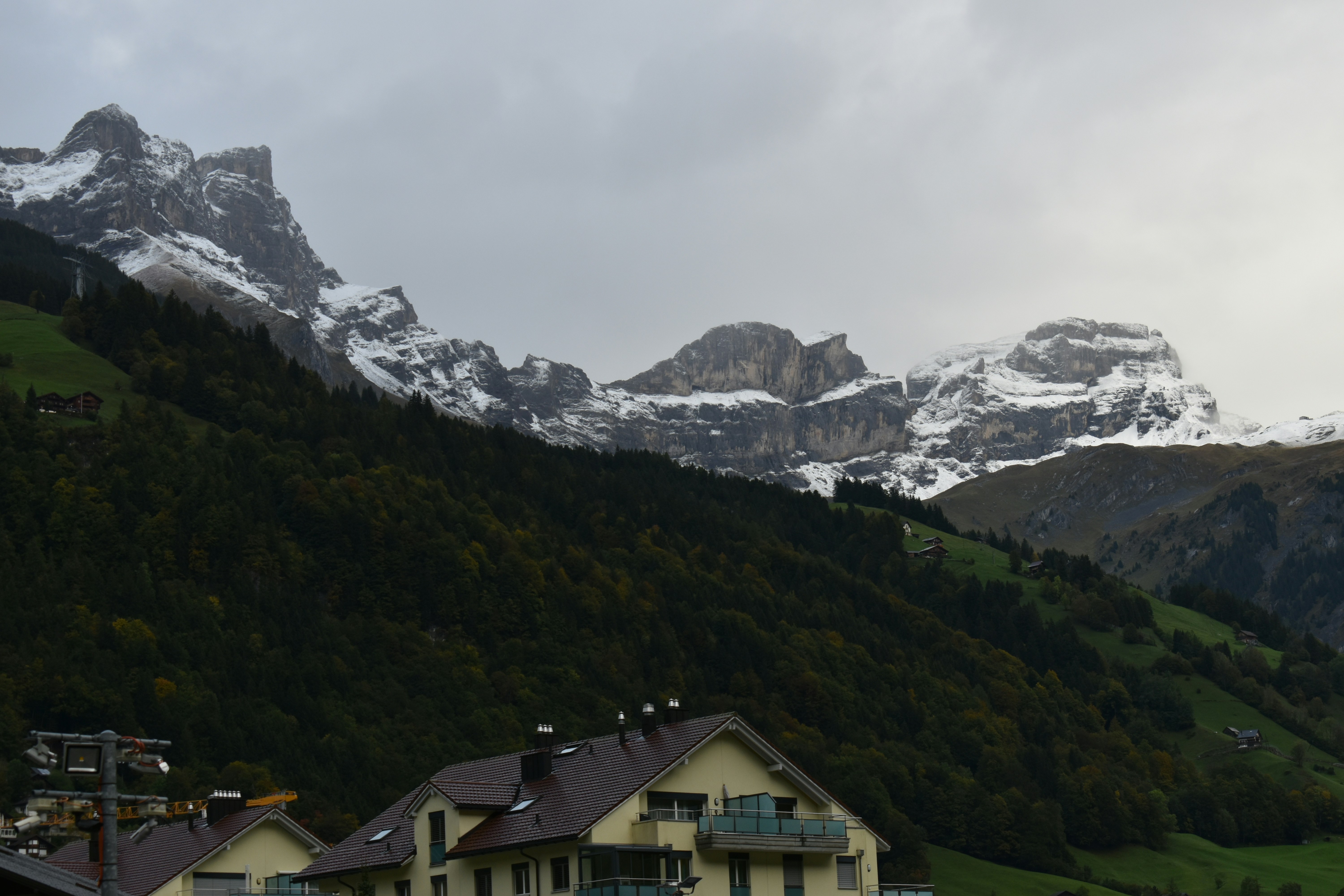 Swiss mountain village