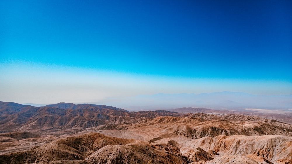 a large mountain in the background