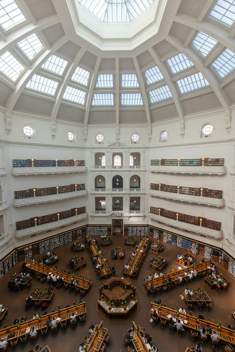 a large library filled with lots of books