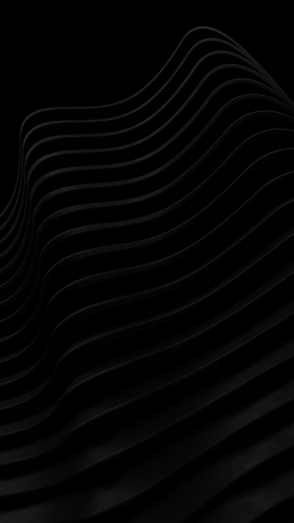 a black and white photo of wavy lines