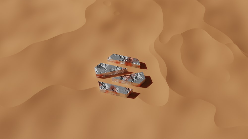 a computer generated image of a desert scene