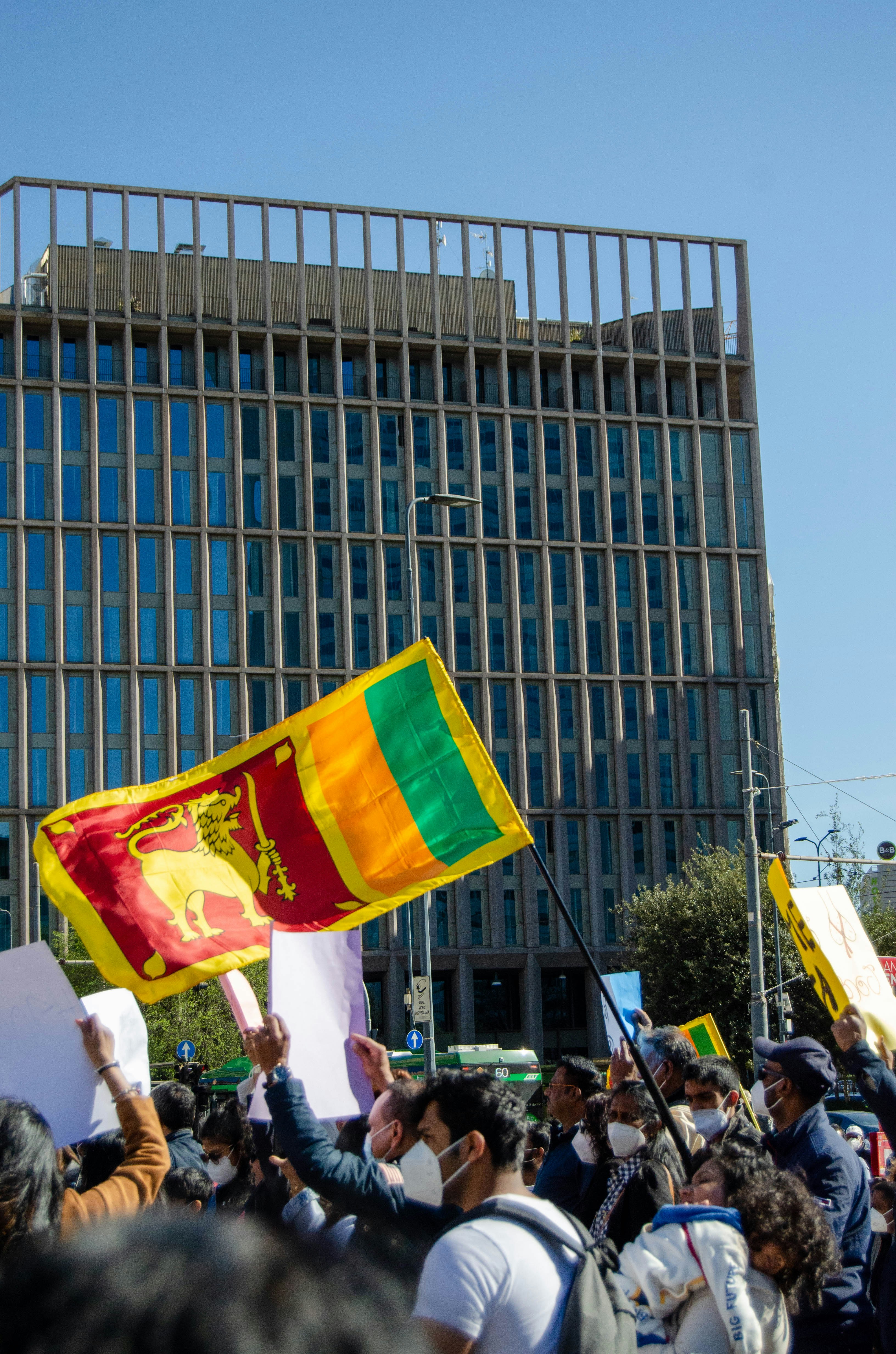 Protest in Italy #srilanka