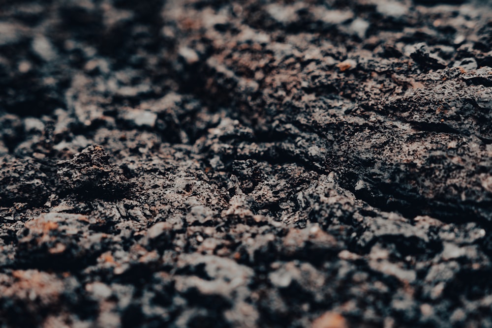 a close up view of a rock surface