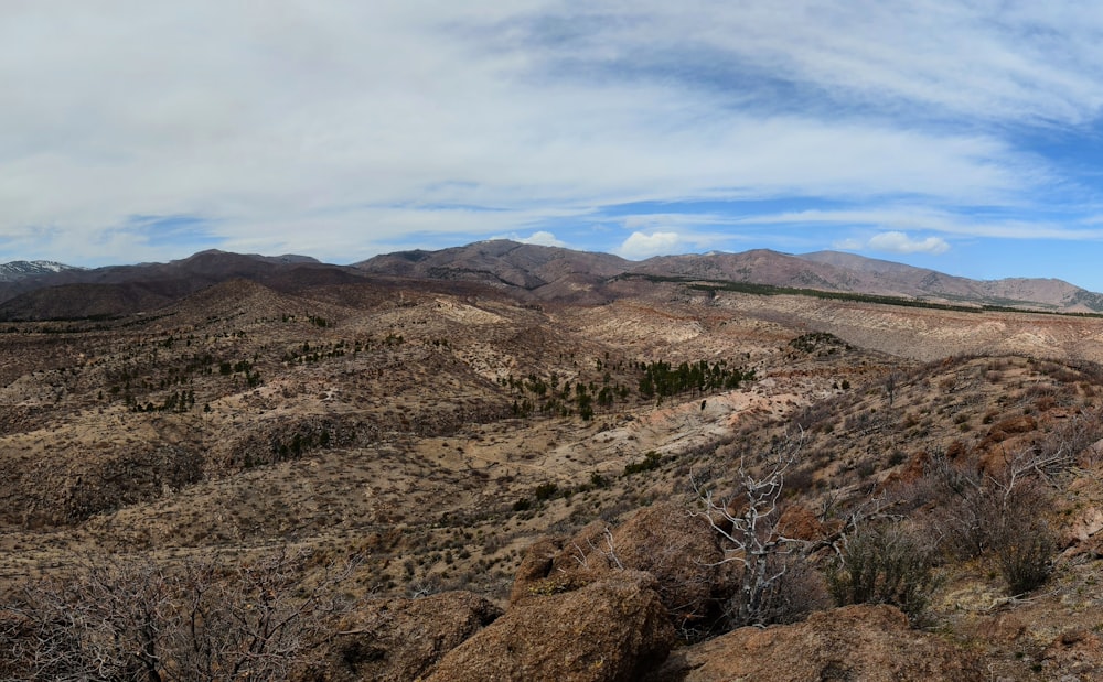 a view of the mountains from a high viewpoint