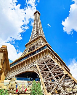 the eiffel tower towering over the city of paris