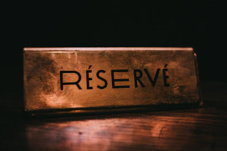 a close up of a metal box on a table