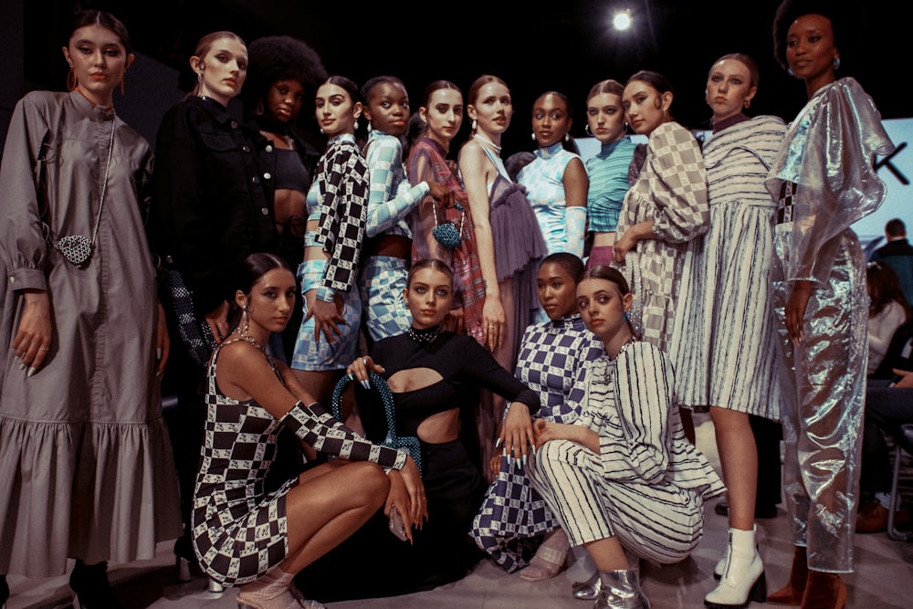 Diverse group of fashion models representing inclusive representation