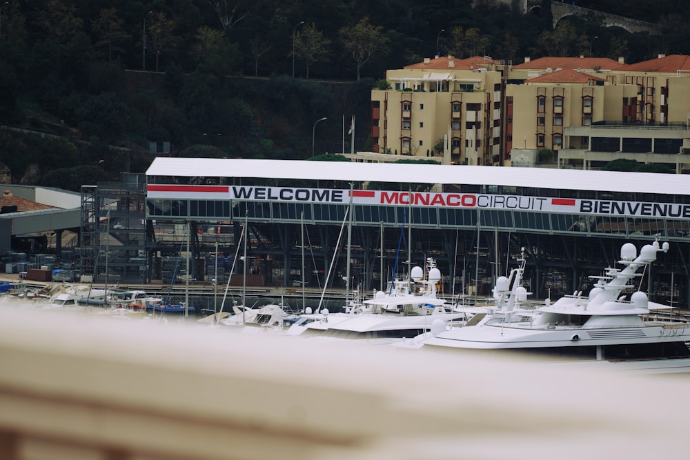 a bunch of boats that are sitting in the water