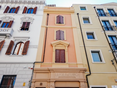 Cagliari old town colorful