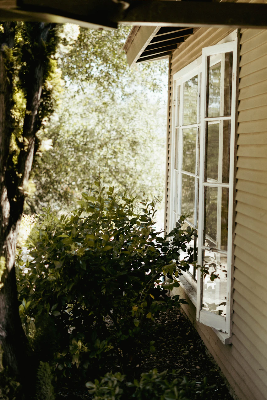 Restored and freshly finished residential exterior
