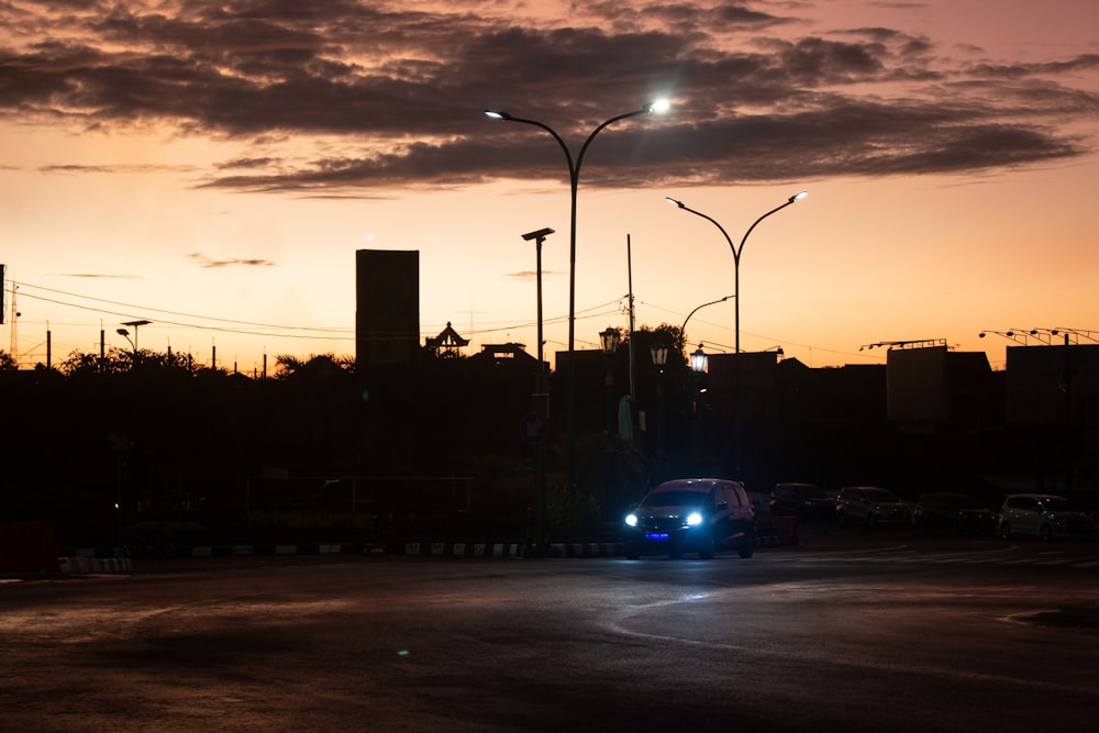 a car that is sitting in the street