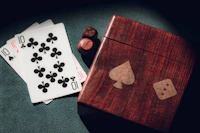 Playing cards and dice