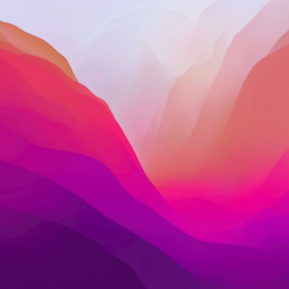 a purple and pink abstract background with mountains