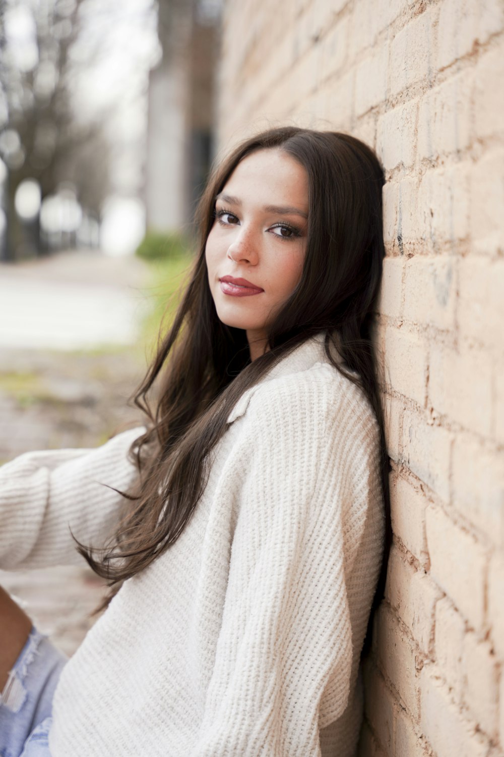 a woman smiling for the camera