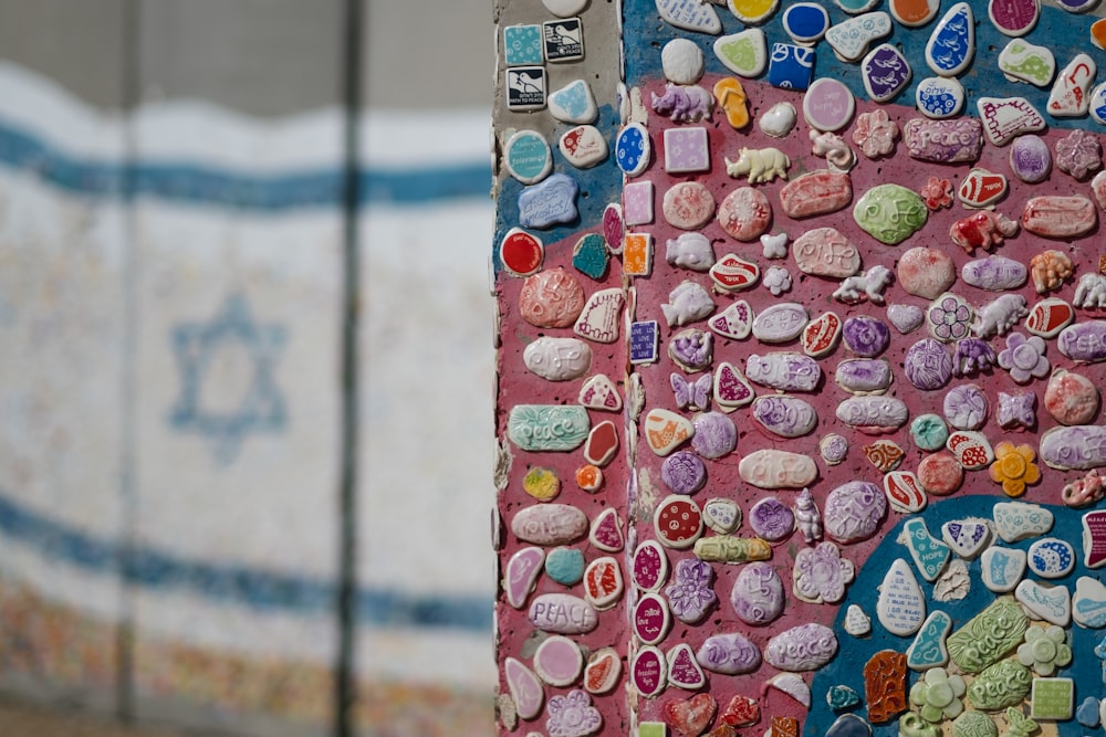 a close up of a cell phone covered in buttons