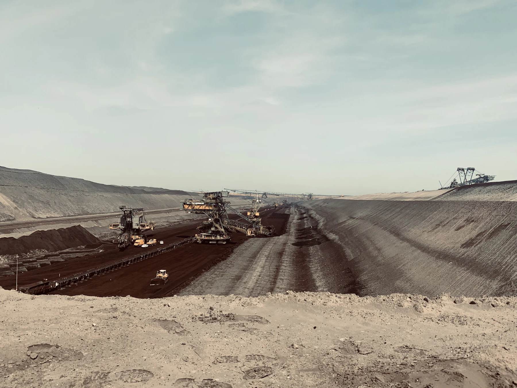 Large-scale mining operation