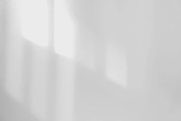 a black and white photo of a white wall