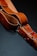 A close-up of a stylish leather belt showcasing its texture and craftsmanship.