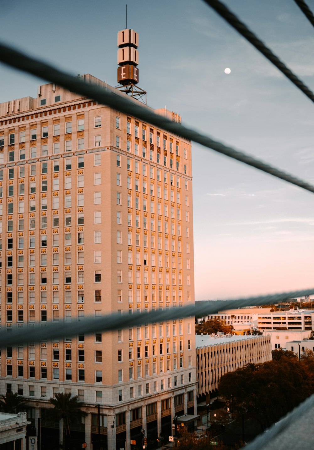 a tall building with a clock tower on top of it