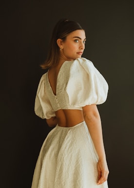 white dress