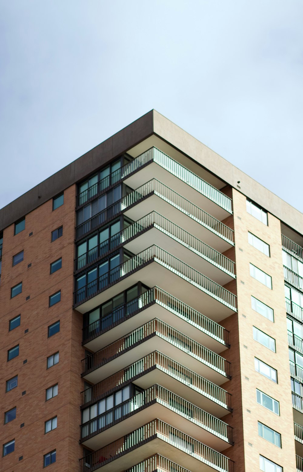 a very tall building with lots of windows