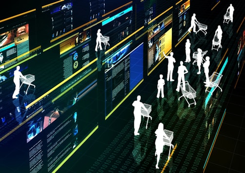 a group of people standing next to each other