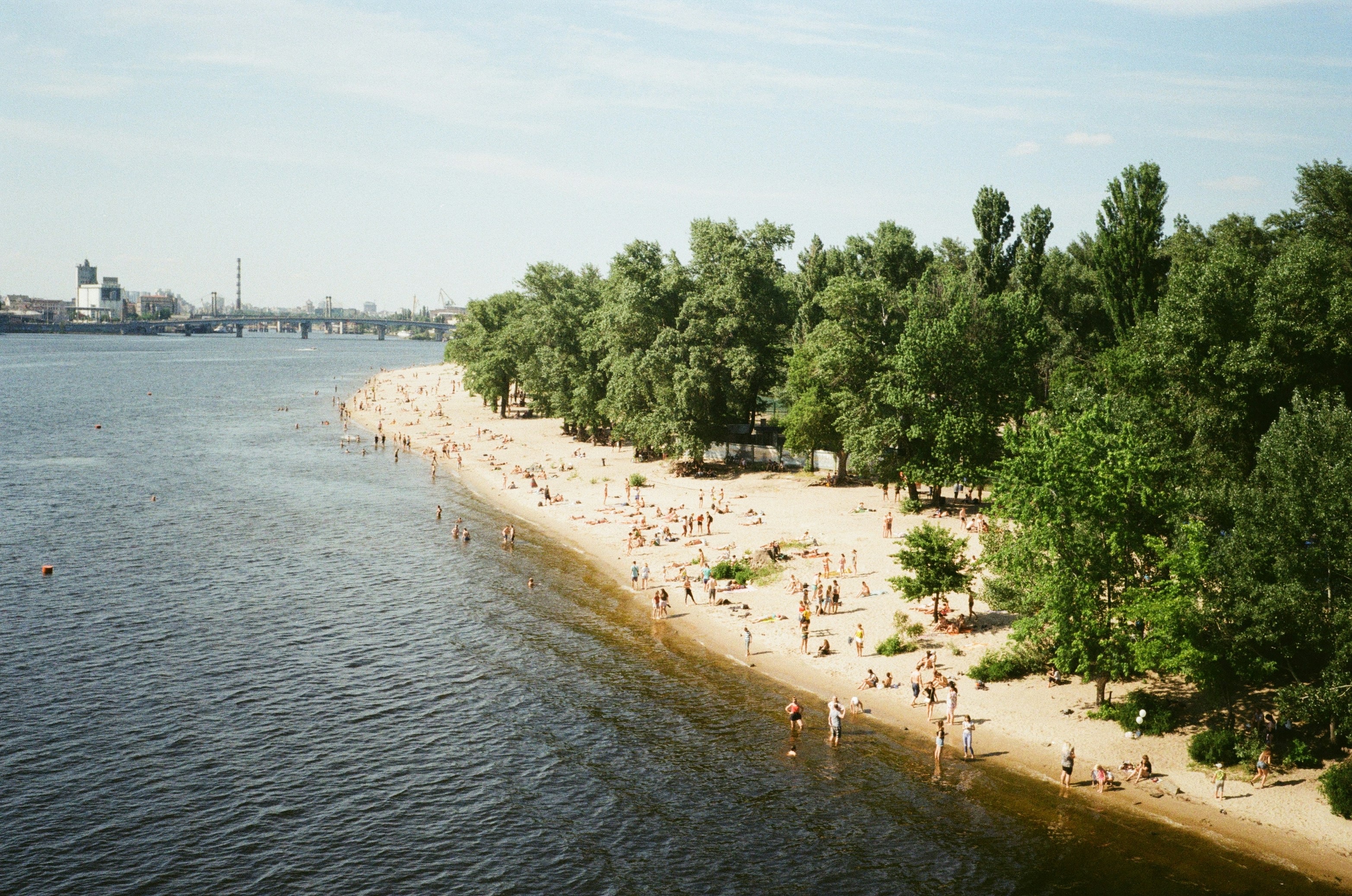 Khovd River Beach view 3