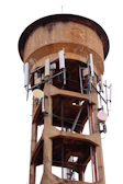 Sturdy water tower structure designed for demanding construction projects and rural areas.