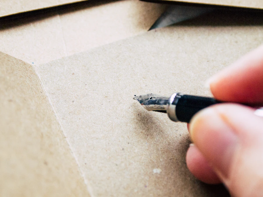 Fountain pen beginning a manuscript — the publishing journey