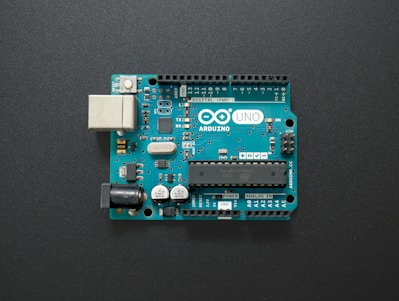 a close up of a small electronic device on a table