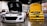 Two cars are displayed indoors with their hoods open, showcasing their engines. The car on the left is white, and the car on the right is yellow. The scene includes several people in the background, along with other cars partially visible and various decorations on the walls.