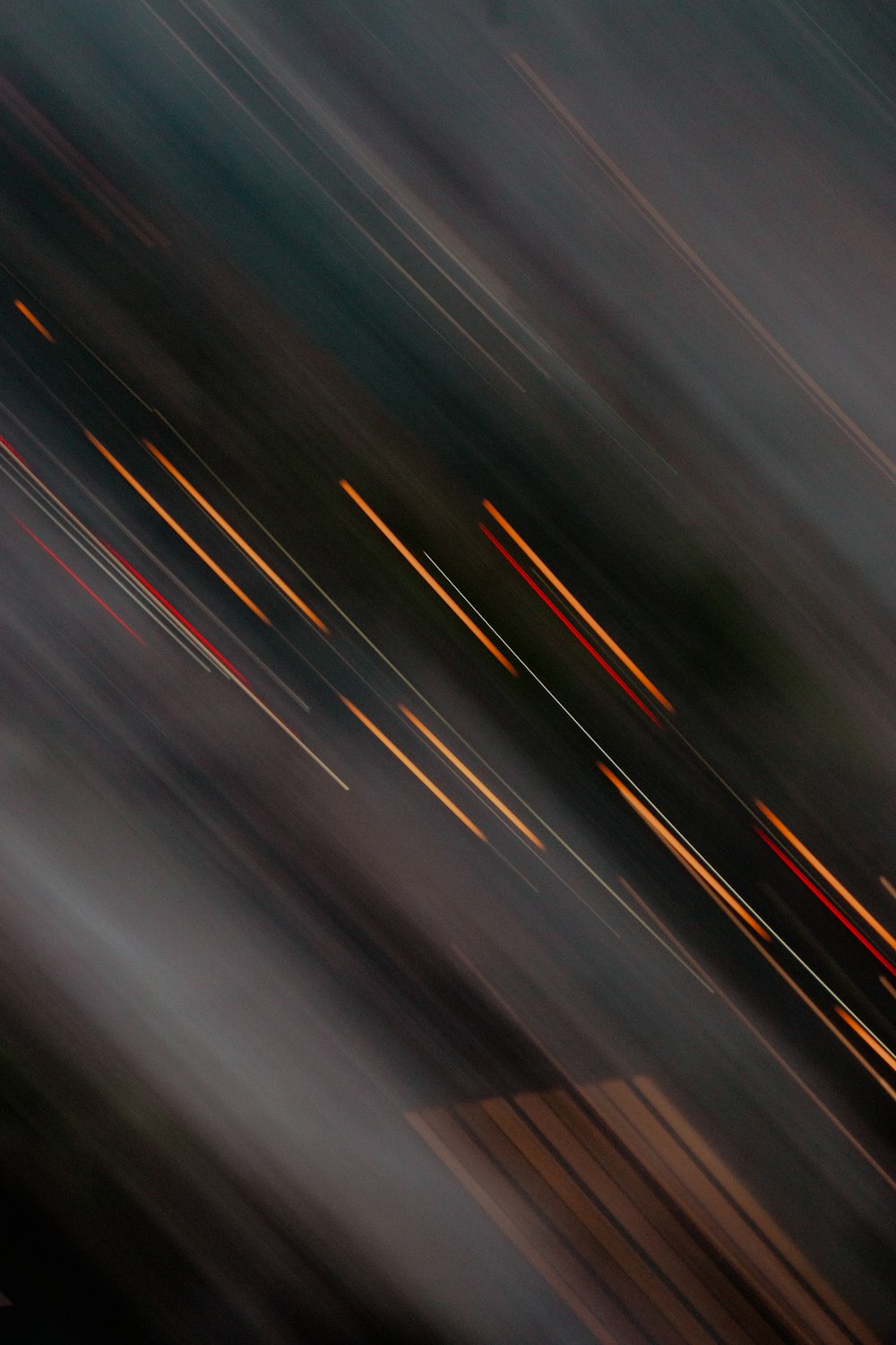 a blurry photo of a street with traffic lights