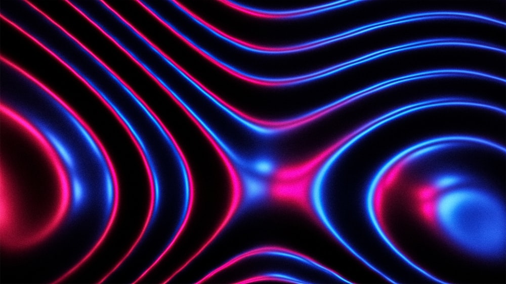 a computer generated image of wavy lines