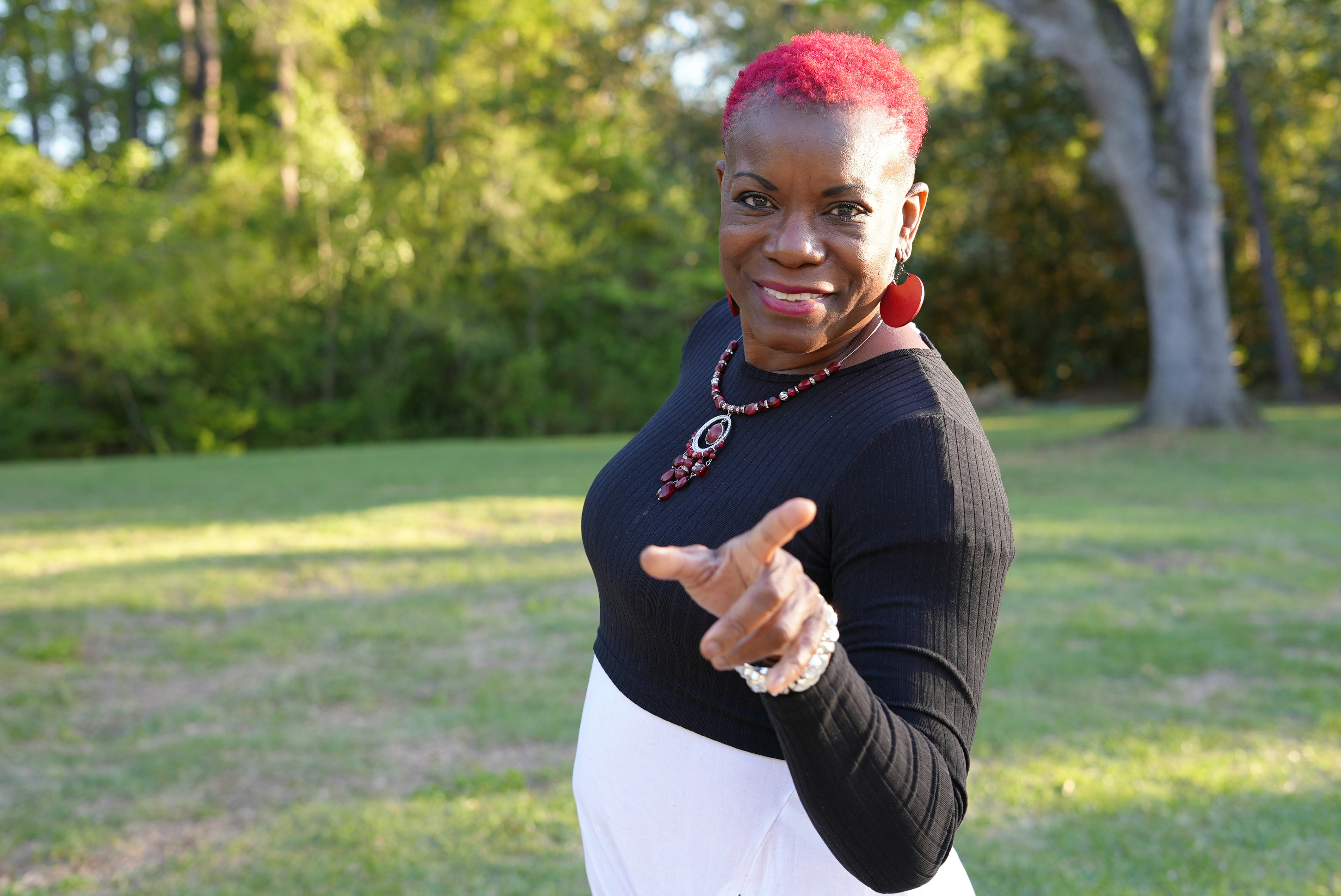 Confident senior Black woman