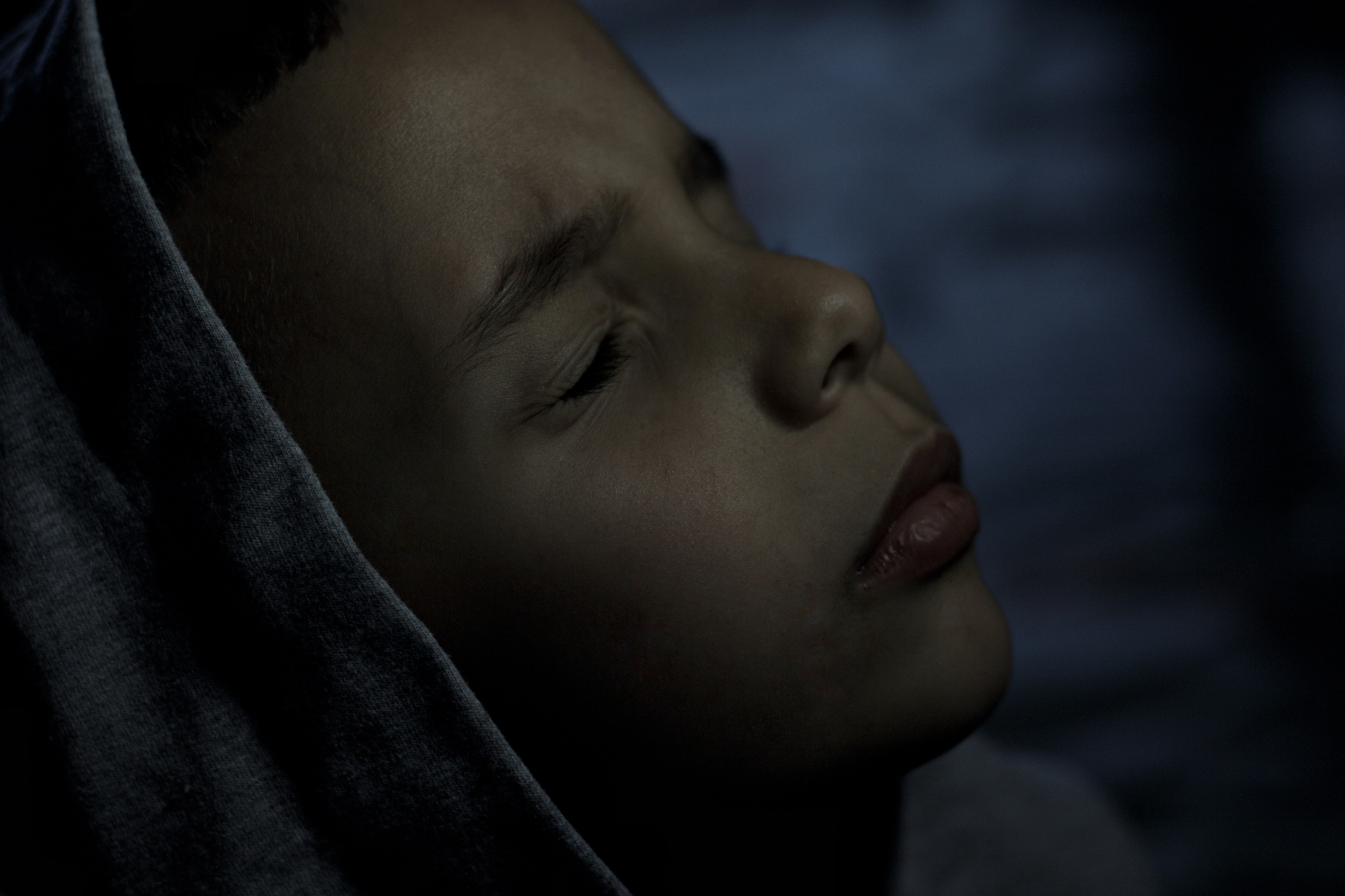 A young boy with a blanket over his head photo Free Algeria Image on