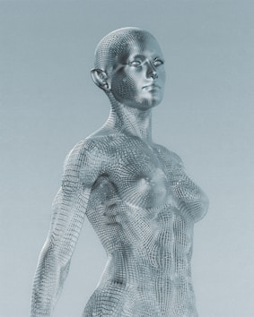 a 3d image of a man's torso and torso