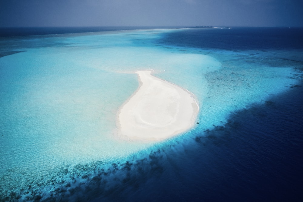 an island in the middle of the ocean