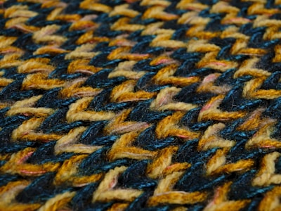 a close up view of a knitted material