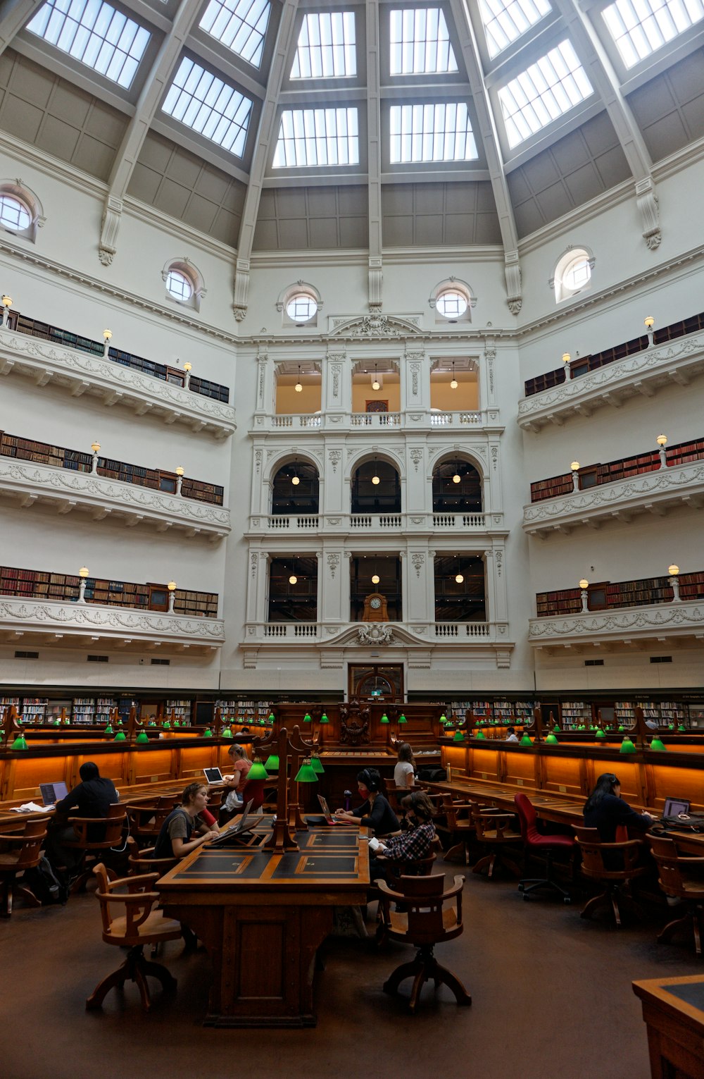 a large library filled with lots of books